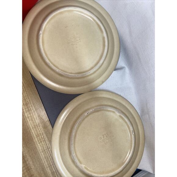 Pfaltzgraff Village Salad Dessert Plates USA Brown Beige 7", Set of 4 - Picture 5 of 6